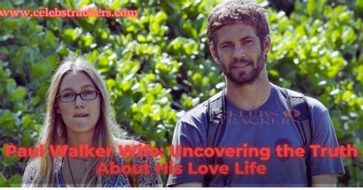 Paul Walker Accusation: Uncovering The Truth